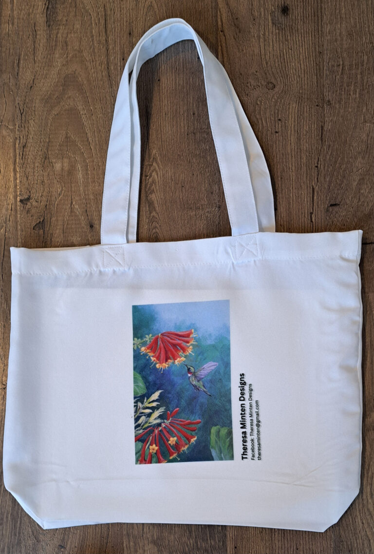 Art Tote Bag - Hummingbird Heaven