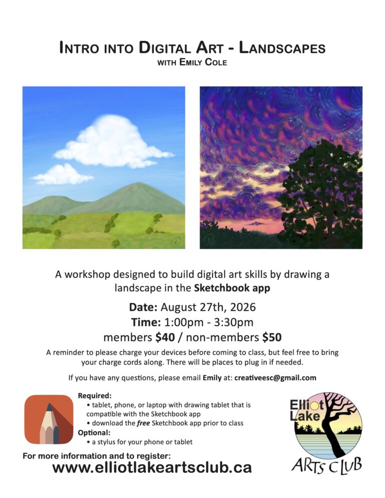 ELAC Digital Art Workshop 2 - Landscapes